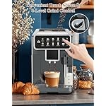 Fully Automatic Espresso Machine, Electric Coffee Grinder with Built-in 3-Level Grinder, Self-Cleaning Function 12 Cup Coffee Machine for Home/Office - Image 2