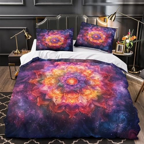 Housse de couette 200x200 cm avec fermeture éclair résistante lit double