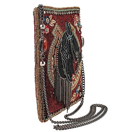 Mary Frances Let’s Gallop Beaded Mini Crossbody Bag Novelty Evening Clutch Purse, Multicolor3