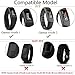 QGHXO Band for Garmin Vivofit 1 / Vivofit2, Soft Silicone Replacement Watch Band Strap for Garmin Vivofit 1 / Vivofit 2 Activity Tracker, Small, Large, Ten Colors (10PCS Bands, Small)