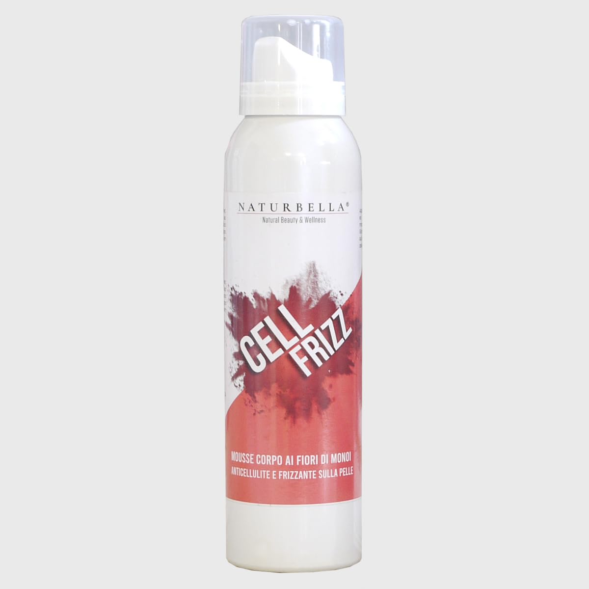 Gisa Wellness - Cell Frizz - Mousse Rassodante per il Corpo - Effetto Frizzante - 150ml - Fragranza ai Fiori di Monoi - Prodotto Cosmetico - Made in Italy