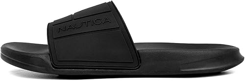 Miniatura 2 de Nautica - Sandalias de punta abierta para hombre, pantuflas de ducha cómodas para interiores y exteriores