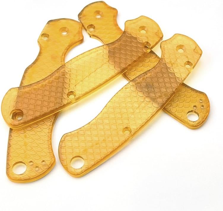 1Pair Custom PEI Scales Fits for C81 Paramilitary 2, Utem Handle Patch Blank DIY Replacement