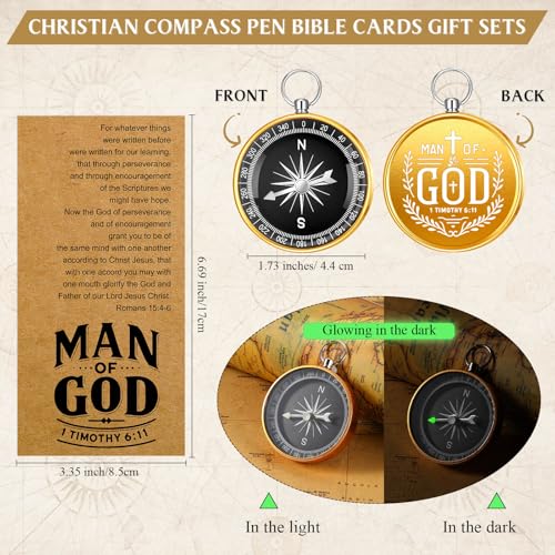 Set religioso con brújulas y bolígrafos Sayglossy 40 unidades miniatura 2