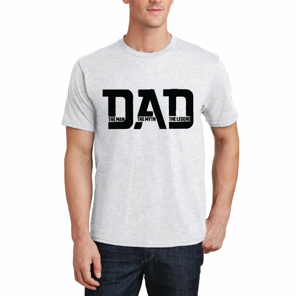 PRINTSHOP4MEDad T-Shirt for Daddy - Dad T-Shirt for Father's Day - Dad Graphic Printed Men's T-Shirt for Father's Day - Worlds Best Dad T-Shirt - Unique Father's Day T-Shirt for Dad - Gift for Dad