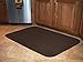 House, Home and More Skid-Resistant Carpet Indoor Area Rug Floor Mat - Chocolate Brown - 2 Ft X 3 Ft - Non Slip Rubber Backing, Stain Resistant, Dog Friendly, Living Room Bedroom Kitchen Entryway