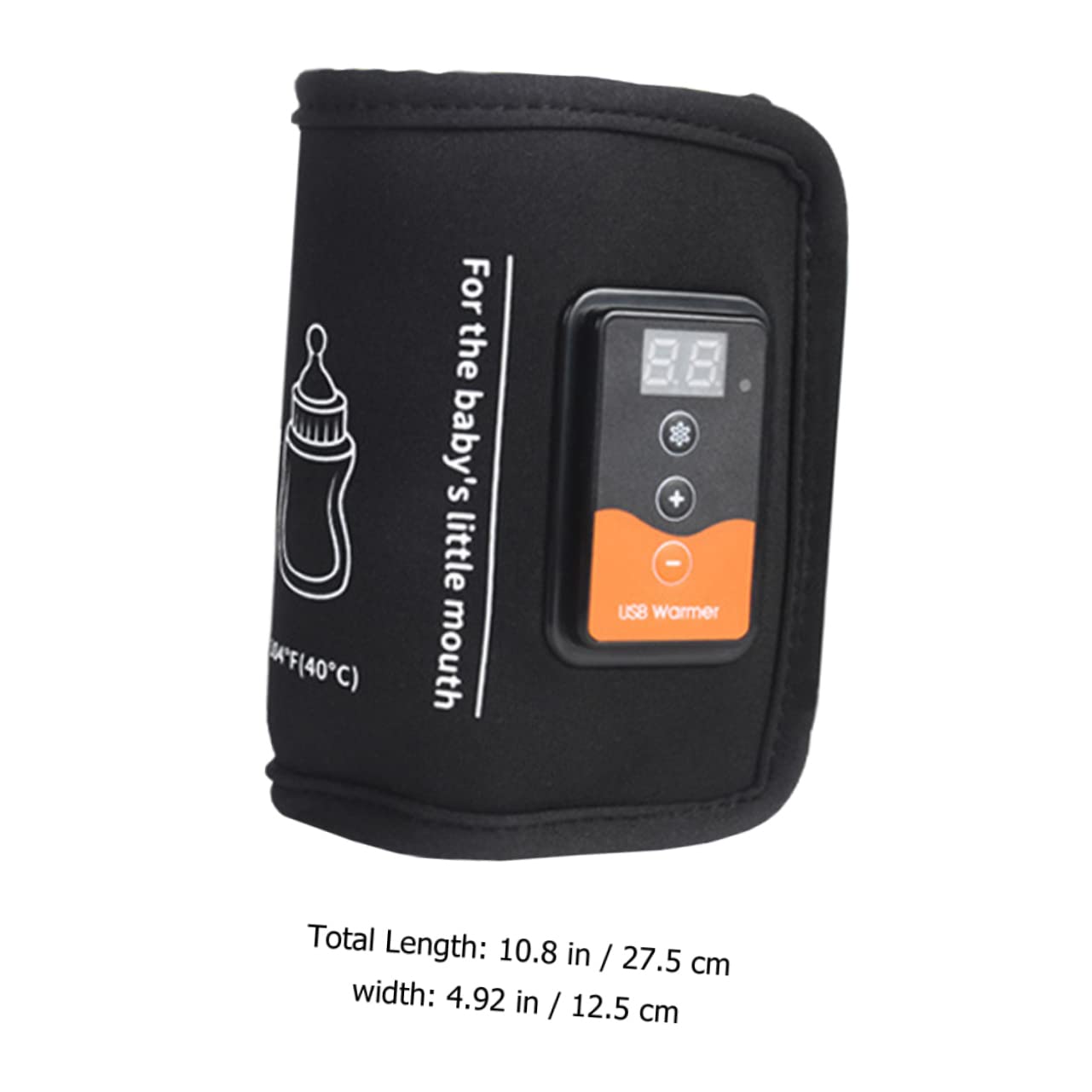 BESPORTBLE USB Portable Bottle Warmer Multi Function Temperature Milk Heater with LCD Display Convenient for Travel and Outdoor Use Compatible with Bottles