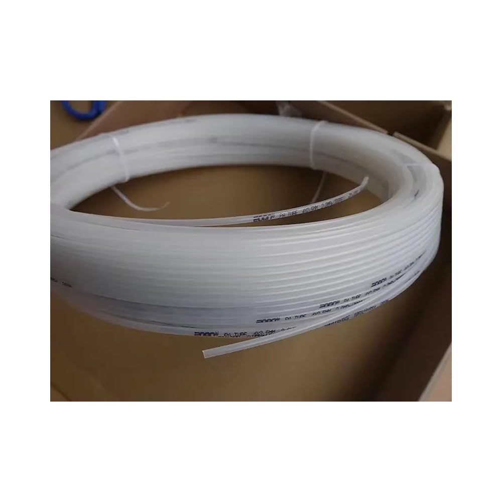 2M Translucent Rigid PA6 Nylon Tubing Polyamide Air Oil Pipe for Air Compressor, ID 2-13mm(OD 12 x ID 9mm)