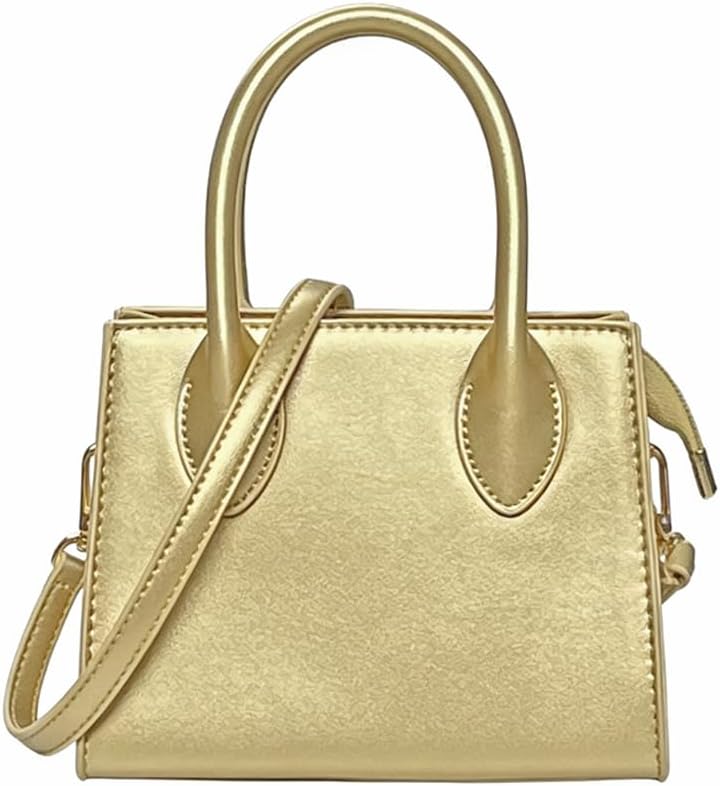 Small crossbody tote bags for women faux leather cute clutch mini purses and handbags