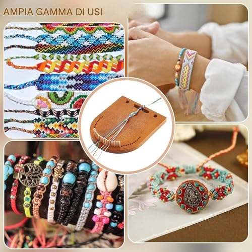 Herramienta para hacer pulseras de la amistad: el regalo de madera creativo para niños 4