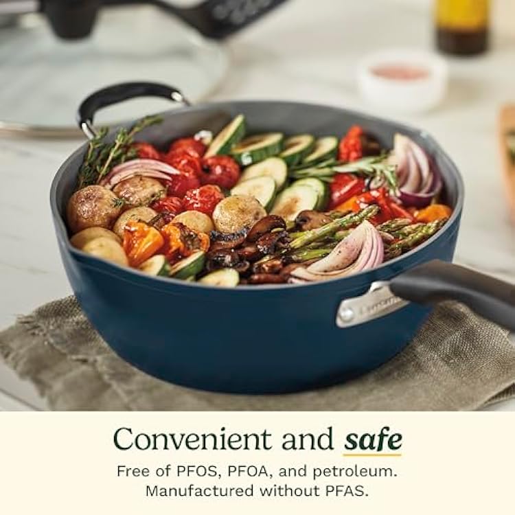 Cuisinart Preferred Pan 4-Pc Set - Creme de la Creme (4.5 Qt. Multi-Purpose Pan w/Cover, Steamer, Slotted Turner)