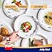 JOLLY CHEF 280 Count Paper Plates 8 inch Soak Proof, Cut Proof, Heavy Duty Leaf Printed Disposable Paper Plates for Everyday Use
