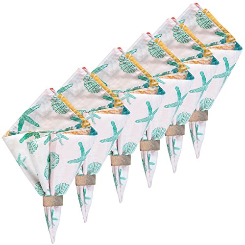 Servilletas de Tela C&F Home Azul Set 6 Unidades miniatura 2