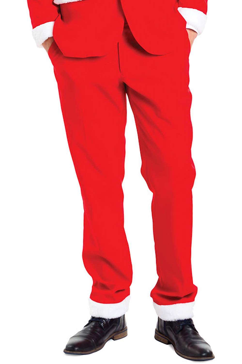 tipsy elves Men's Christmas Suit Santa Blazer+Tie and Pants (Sold Separately)-picture-39