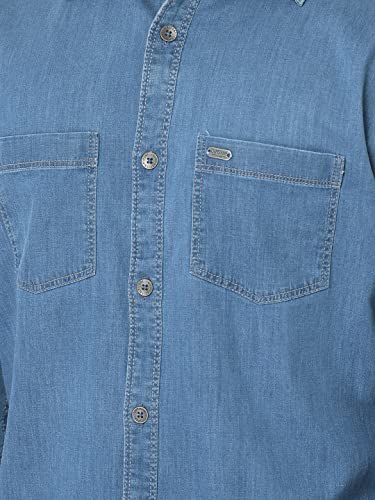 Image of Crimsoune Club Boys Light Blue Denim Shirt