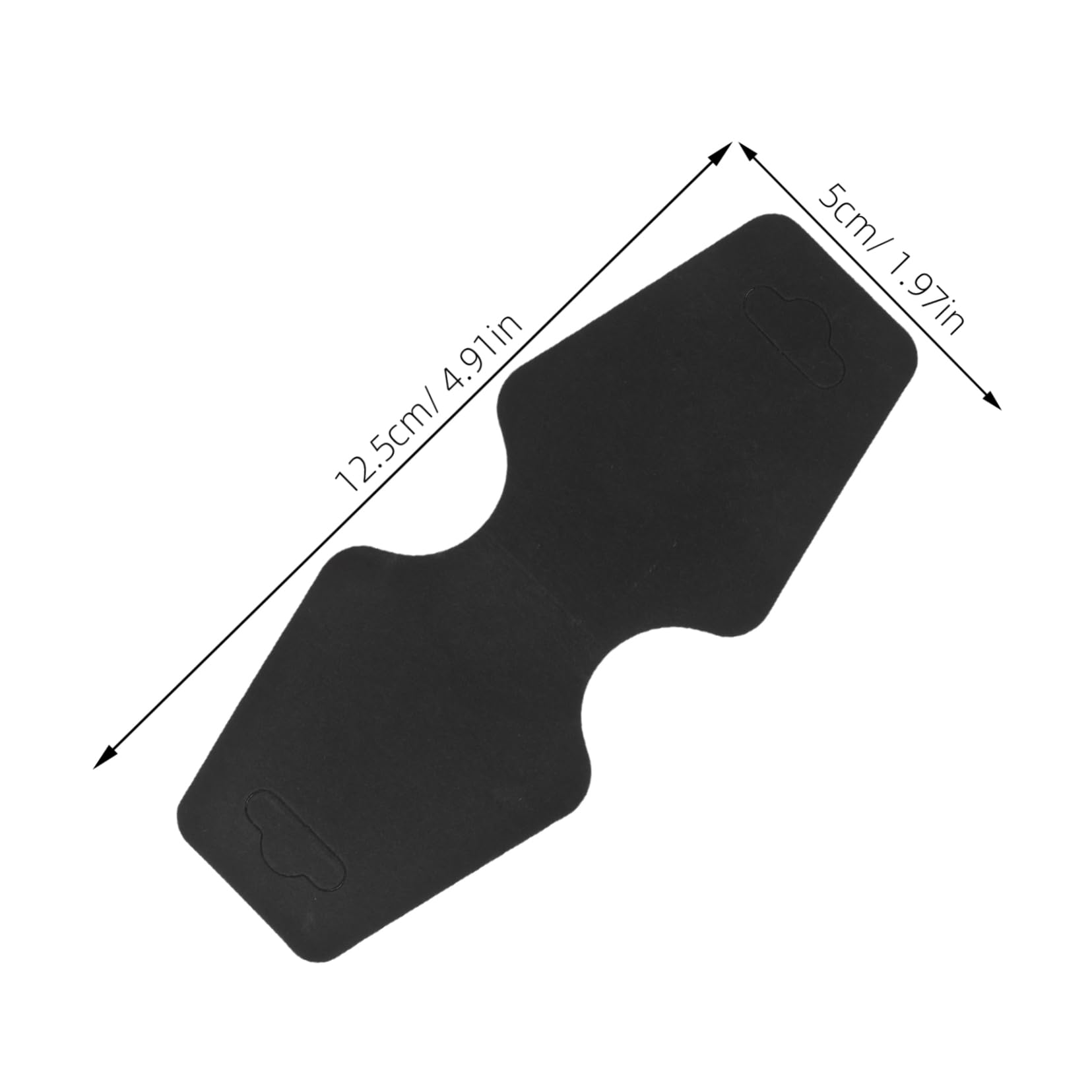 Homoyoyo 400pièces Cartes Présentation Bijoux Kraft Étiquettes Adhésives Vierges pour Colliers Bracelets Porte-étiquettes pour Boucles Oreilles