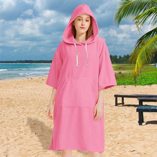 Poncho de plage pour camping et sauna | Cape absorbante unisexe - 3