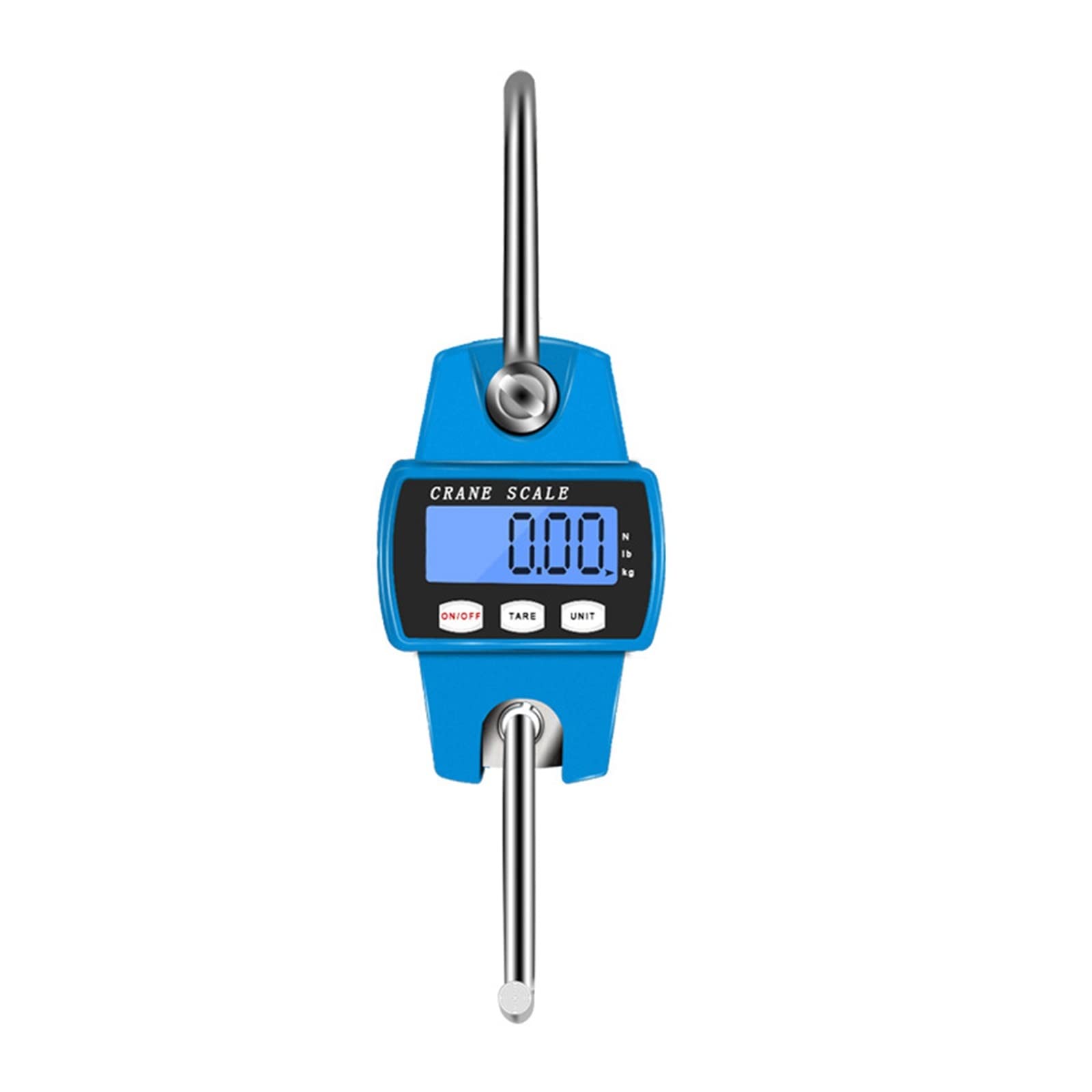 Crane Scale, 300kg Heavy Duty Hanging Hook Scale Industrial Crane Gram Scales Stainless Steel(Blu)
