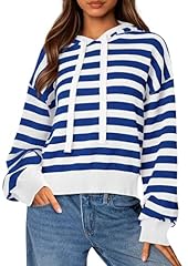 Striped Blue White