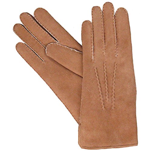 Preisvergleich Produktbild Fellhof Lammfell Fingerhandschuhe, cognac, Gr. 7