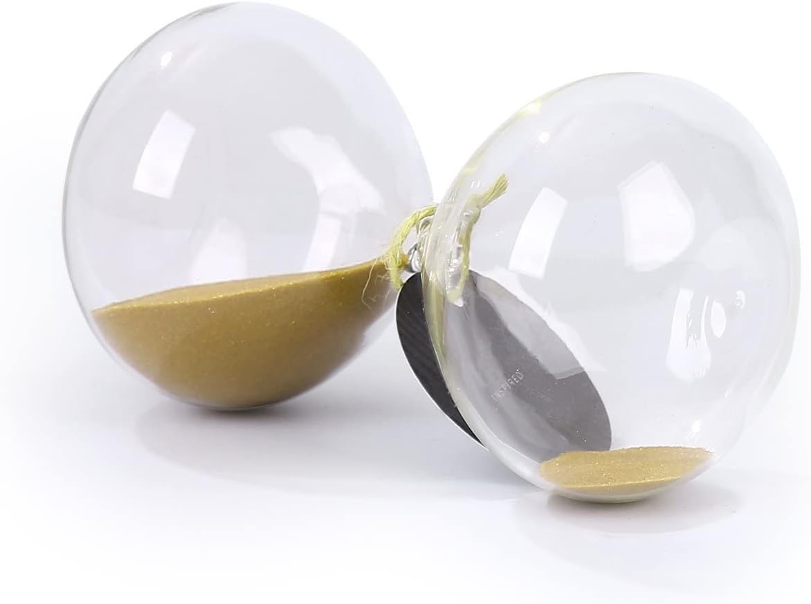 SWISSELITE Puff Sand Timer, Hourglass Sand Timers, Inspired Glass