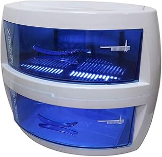 Gabinete esterilizador UV, caja de desinfección de alta temperatura para herramientas de uñas y limpieza de teléfono, de...