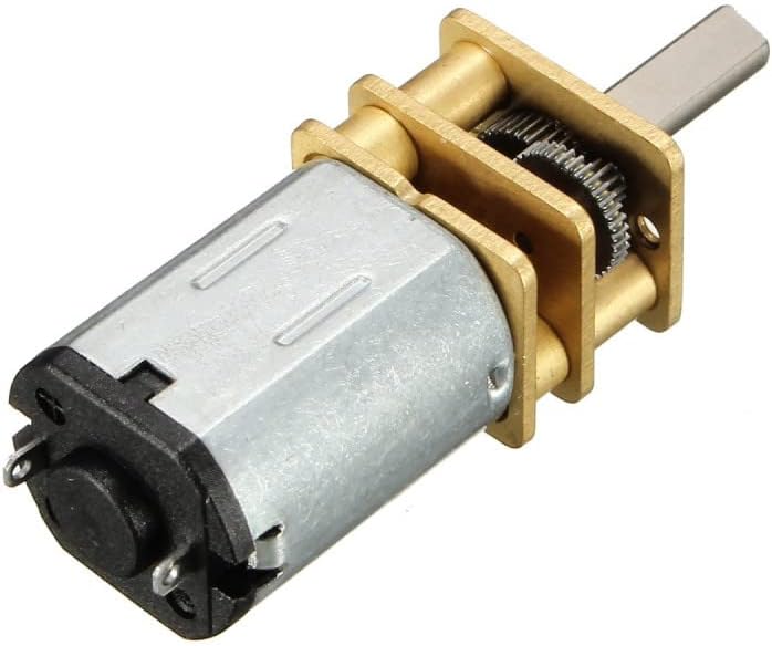 2Pcs DC 3V 100RPM N20 Metal Gear Motor Torque Geared Gearbox Gear Box Micro Electric Motor DIY Toys