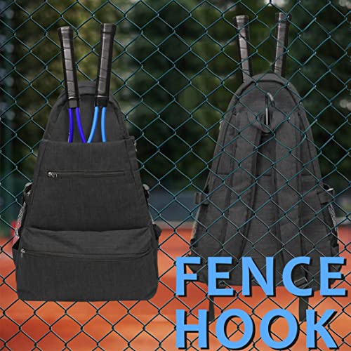 Layway Tennis Backpack For Men Women,Tennis Rackets Bag To Carry Racquets Of Racquetball, Squash,Badminton,Pickleball And Other Travel Sport Accessories (Black) #TOP4