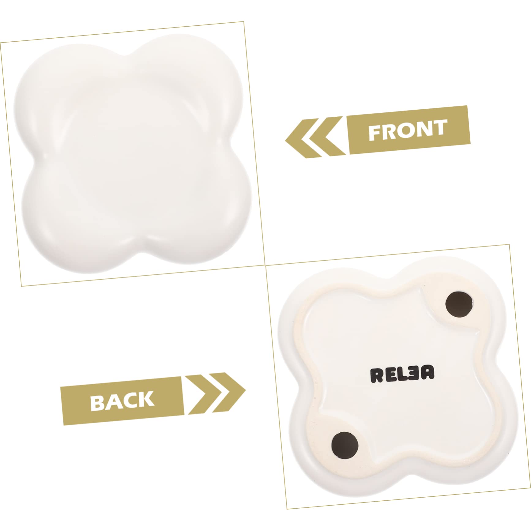 Supporto per bacchette, 3 pezzi, piatto da dessert paffuto, sottobicchieri in ceramica, vassoio per frutta secca, piatti da dessert, piatto in porcellana, piatto da portata per cibo, piatto per salse