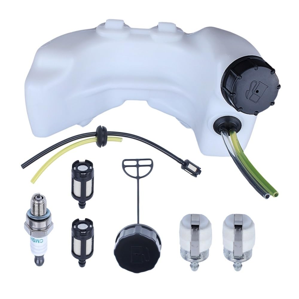 Kit de filtro y tapa de línea de ensamblaje de tanque de combustible de gas, compatible con motores de desbrozadora y recortadora Hond GX35, GX35NT, HHT35S y UMK435.