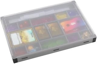 Gamegenic Token Silo XL Convertible - Versatile Storage Solution for Tabletop Gaming Accessories, 15 Removable Trays in 5 Different Sizes, Stackable Token Box, Black Color, Made