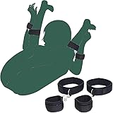 Wrist and Ankle Bed Restraints for Queen Size Bed Straps for Adult Play King Mattress Bed Bondaged Kit for Couples Sex Bondage Restraints Sex Set for Bed Ties Handcuffs for Bedroom Women Toys Sweater