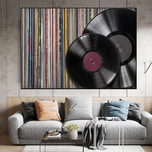 Affiche vinyle vintage de graffiti XINBAO 40x60cm pour décoration murale de musique