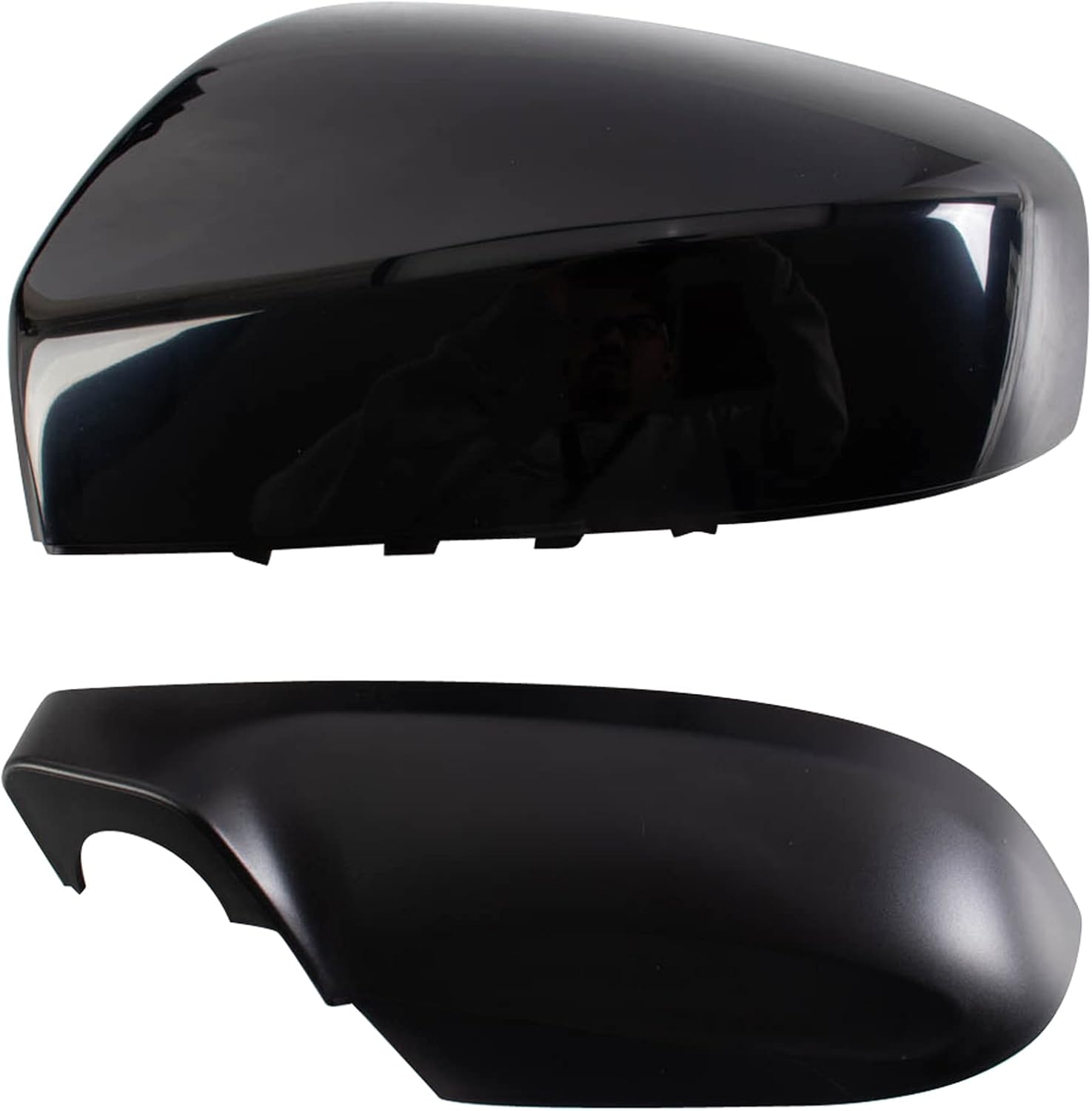 Driver Side Heated Power Mirror with Blind Spot Indicator Smooth Black Compatible with 2019-2020 Subaru Forester SU1320167