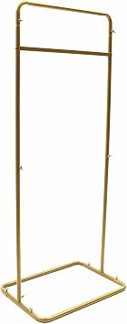 Metal Display Stand, Wedding Easel Stand for Signs Posters Photos Holder, Gold Art Easel for Show, Bulletin Sign with Rectangular Tubing Base Easy Assembly