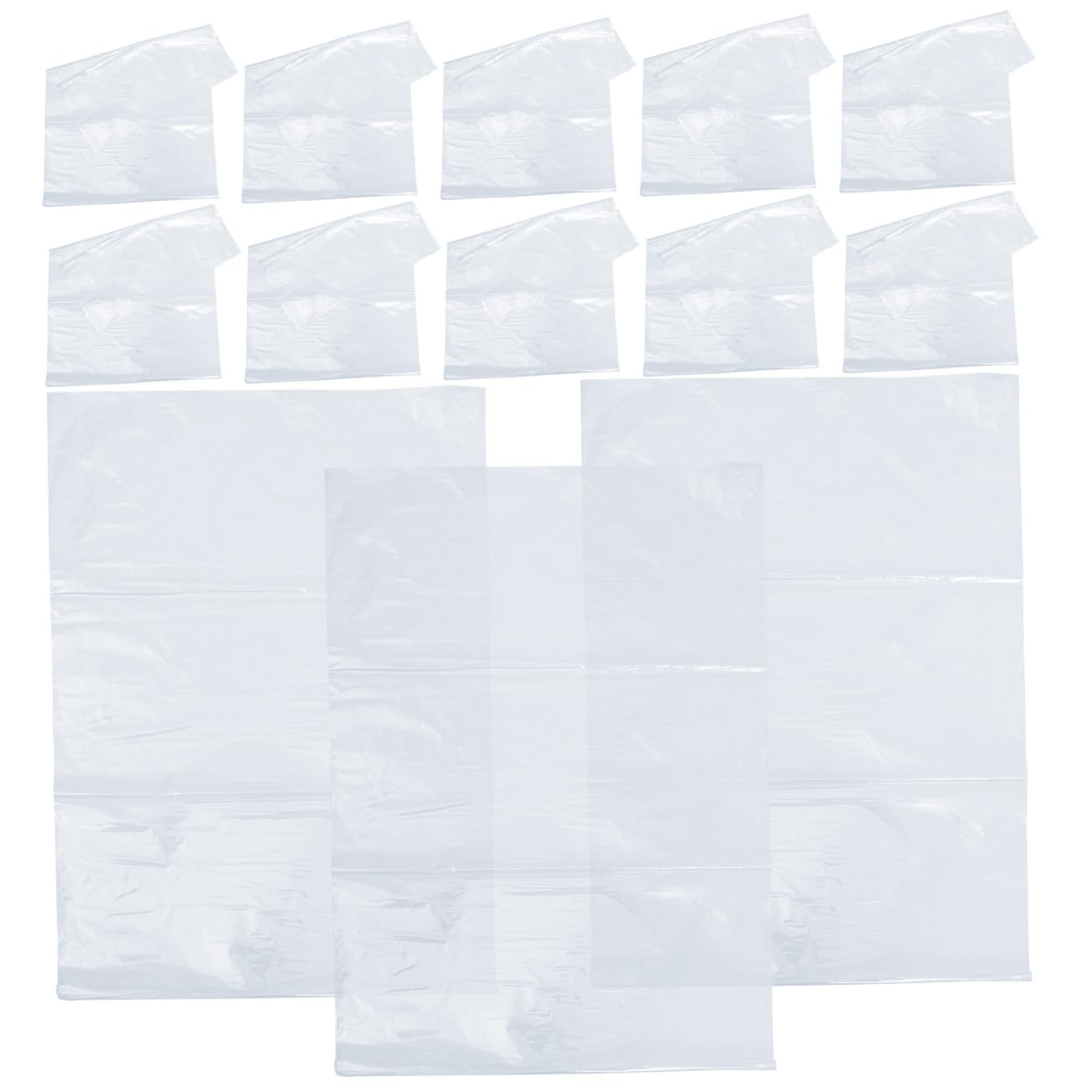 Alipis 100 Transparente Schrumpfbeutel aus PVC Hitzeempfindliche Verpackungstüten für DIY projekte und Geschenkkorbverpackung Vielseitig Einsetzbare Schrumpffolie für
