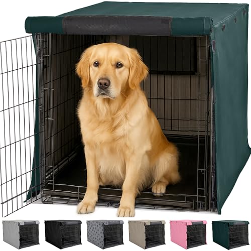 Gorilla Grip Capas de gaiola para cães compatíveis com caixas de cachorro Amazon Basics, todos os la