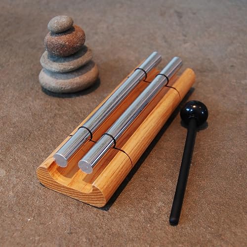 Woodstock Wind Chimes Zenergy Duo Hand Bell Chime, 2 Tone, Bell Percussion Instrument for Meditation, Yoga, Classrooms, Offices, Great for Awareness, Relaxation 7.5" (ZENERGY2) - Thumbnail 4