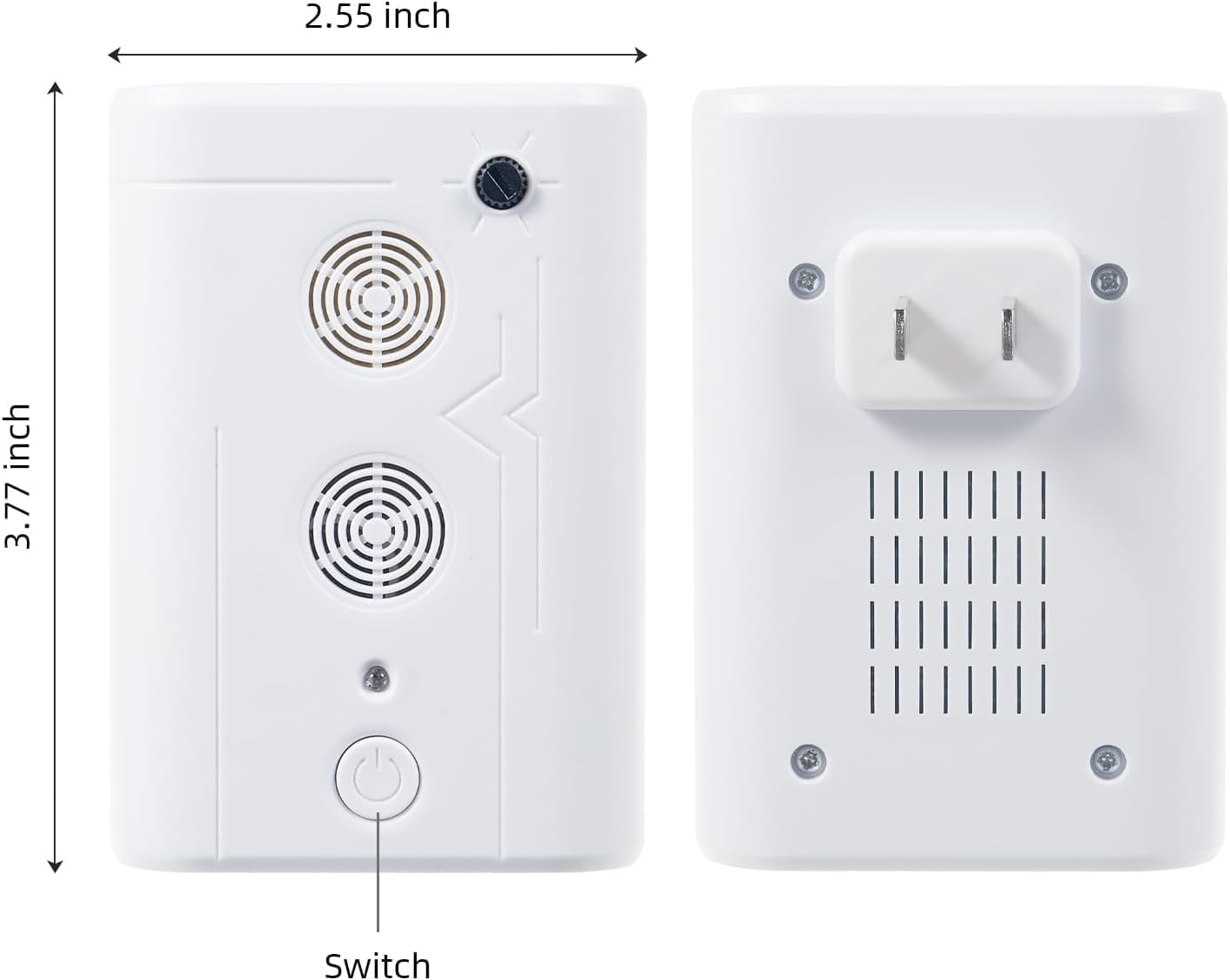 Ultrasonic Bat Devices for Attic: Rechargeable Bat Removal Device for Garage Keep Away for Indoor Outdoor Use (4)