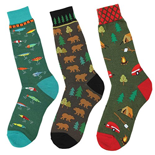Foot Traffic, Men's Socks, Outdoors (3 pack)