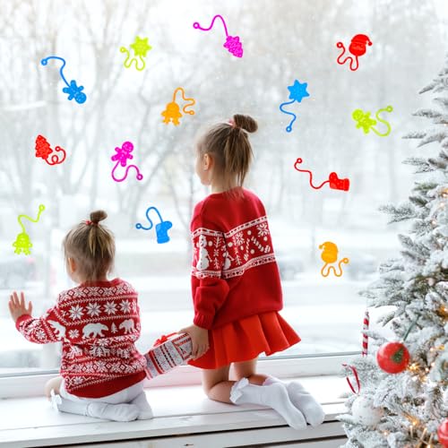 Christmas Stocking Goodie Bag Stuffers for Kids 36 PCS,Holiday Sticky Hands Party Favors Supplies Toys Gifts for Toddlers,Small Non Candy Treat Bag Fillers,Class Games Activities Prizes for Boys Girls - image 4