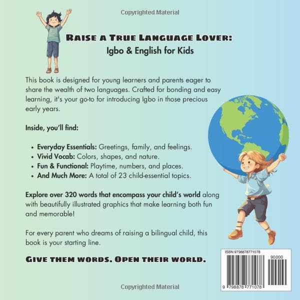 Learn Igbo For Kids: Bilingual English & Igbo Children's Book To Master First Igbo Words | Essential Early Igbo Language Learning For Babies, ... Bilingualism | Over 320 Child-Essential Words - Image 2