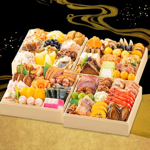 玉清屋 生おせち 瑞祥 和洋中四段重 57品(3〜5人前) 冷蔵発送・12/31到着限定