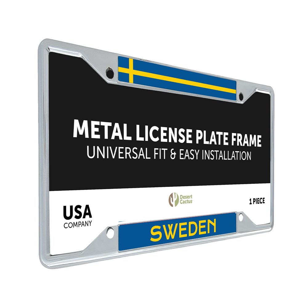 Amazon.com: Desert Cactus Country of Sweden Flag Car Accessories