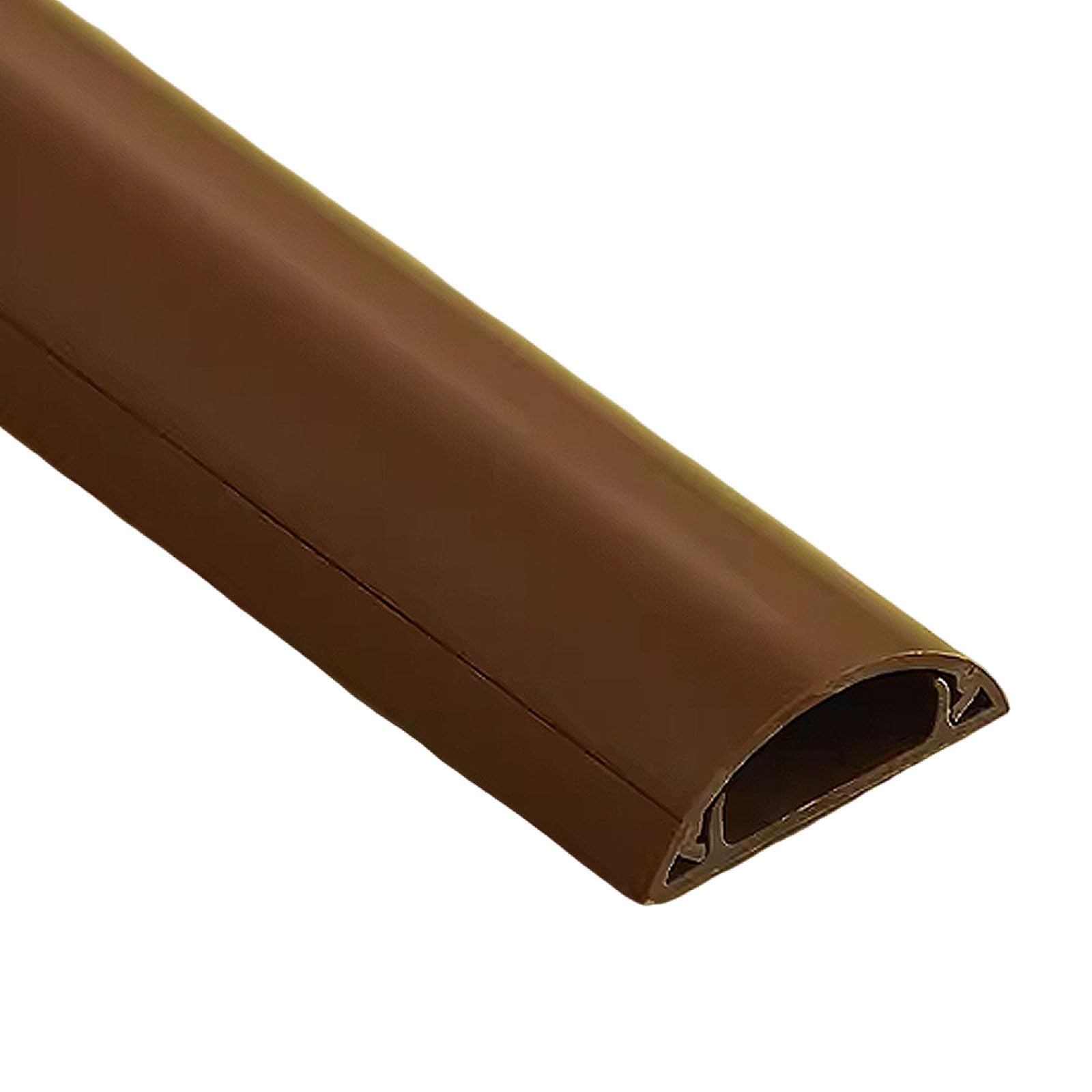 Osłona przewodu, Tłumik przewodu głośnikowego, półokrągły, samoprzylepny, system zarządzania kablami do domowego biura(Brown,2#)