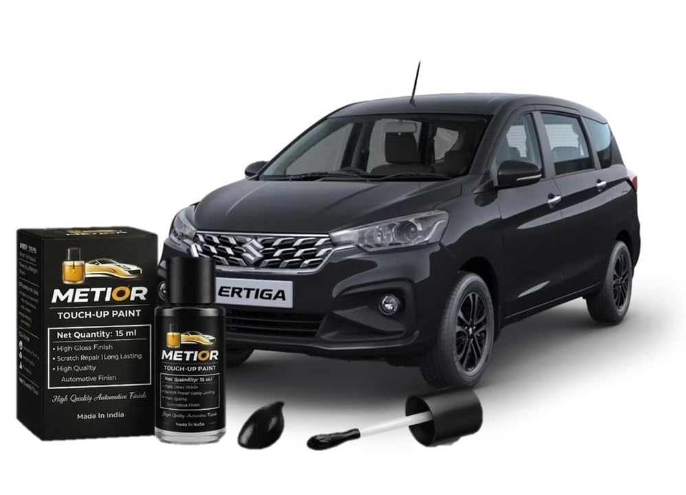 MARUTI ERTIGA Bluish Black [ZJ3] Touch Up Paint | Factory Color Matched 2K Finish | 2-in-1 Car Scratch Remover Pen | Repair Kit for Scratches, Chips, Nicks & Minor Surface Damage | 12ml | Bluish Black (ZJ3)-image-1