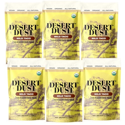 Desert Dust Mild Taco Seasoning | Organic, Gluten-Free, Vegan |