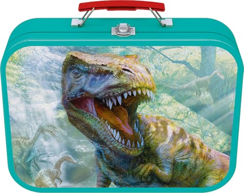 Schmidt CGS_56495 Dinosaurs Puzzle Box (2x60pc/2x100pc), Multicolor