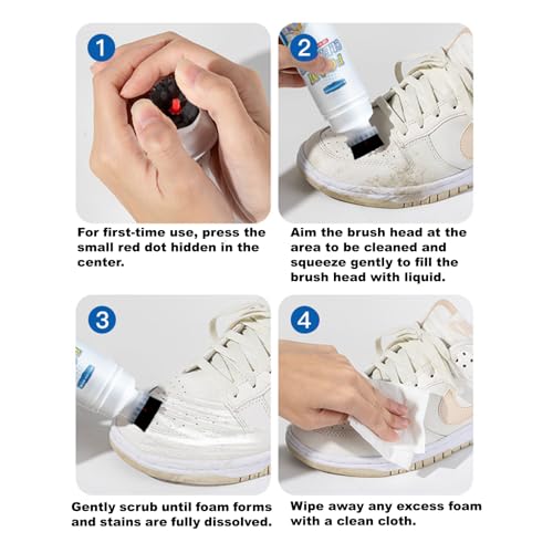 Limpiador de zapatos, Kit de limpieza de zapatos (2Set) - imagen 7