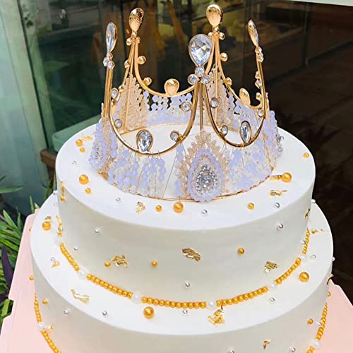 Image of Edible Gold Sugar Pearls Candy Sprinkles 120G / 4.23Ounce Baking Cake Sprinkles Cupcake and Cake Topper Cookie Decorations Wedding Party Valentines Halloween Christmas Supplies